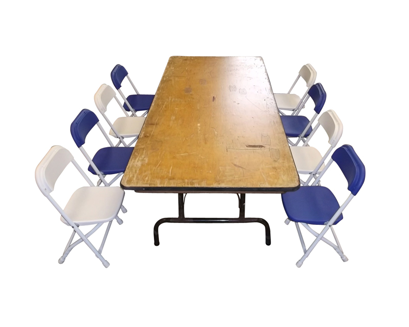 CHILDRENS TABLE 6 FEET BY 30 INCHES (Chairs not included)