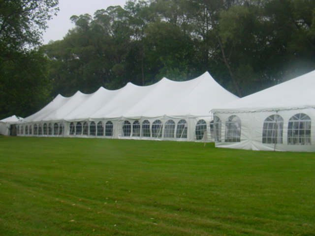 40 X 120 WEDDING POLE TENT (For up to 480 people)