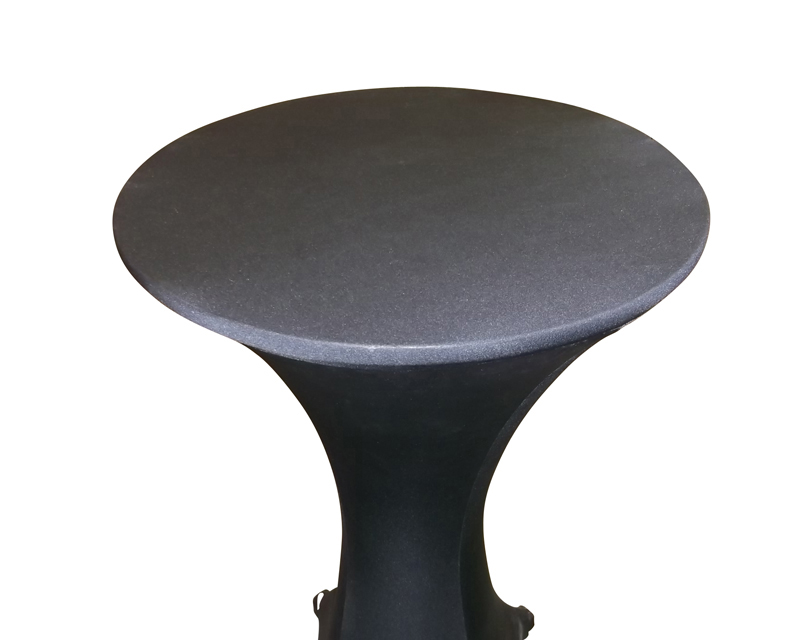 BLACK SPANDEX COVER FOR 24 INCH ROUND CRUISER (Table not included)