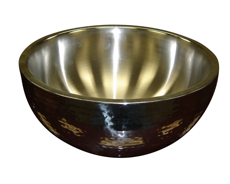 S/S HAMMERED 10" BOWL