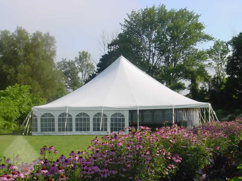50 X 90 WHITE POLE TENT (For up to 450 people)