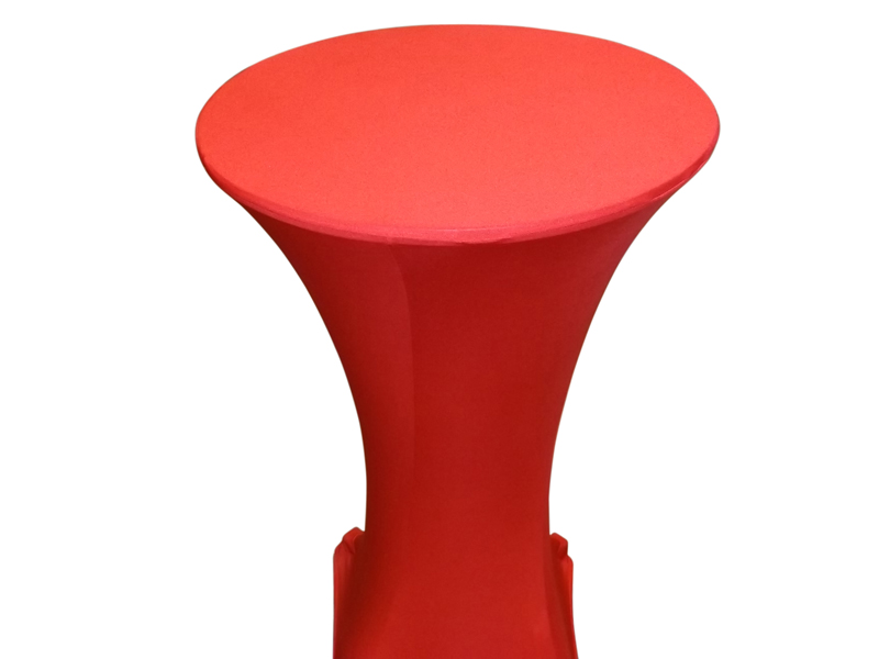 RED SPANDEX COVER FOR 24 INCH ROUND CRUISER (Table not included)