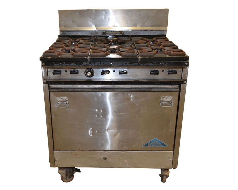 PROPANE OVEN w 6 BURNERS - Requires 30 LB Tank. THIS ITEM IS DELIVERY ONLY.