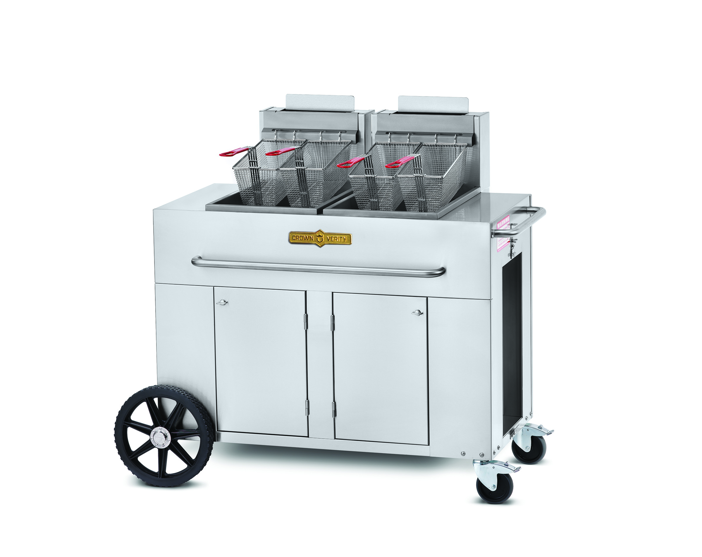Deluxe Propane Deep Fryer 4 Basket (Requires two 30lb propane tank) - THIS ITEM IS DELIVERY ONLY.