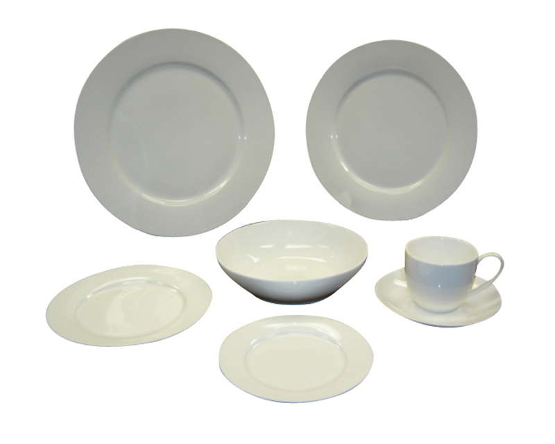 CASHMERE 10" WHITE DINNER PLATE-BONE CHINA