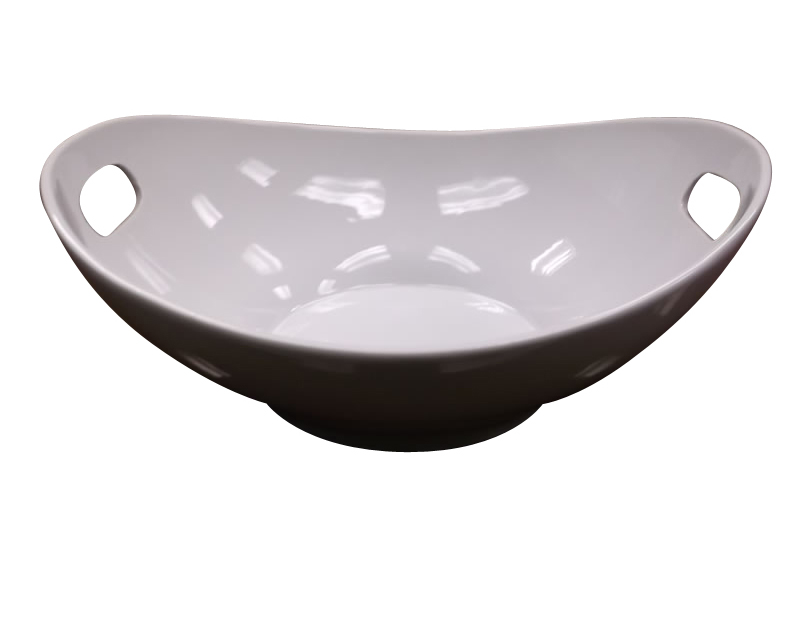 MEDIUM BOWL w HANDLES 13"X11"X5"