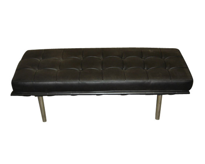 BLACK BENCH 2 SEATER