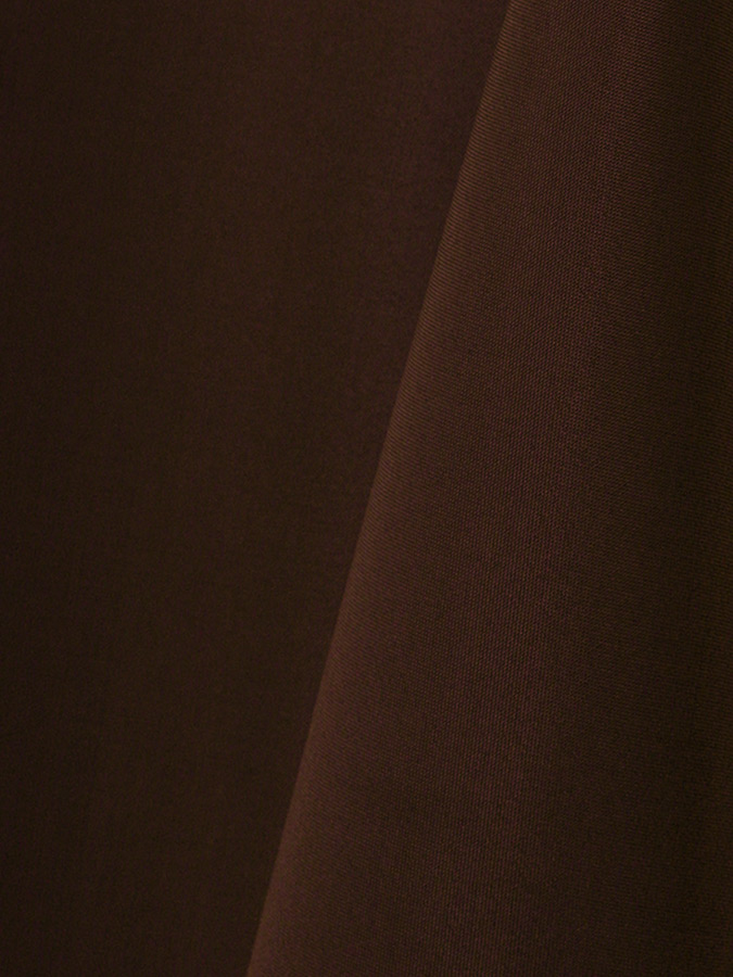 72X144 CHOCOLATE BROWN LINEN