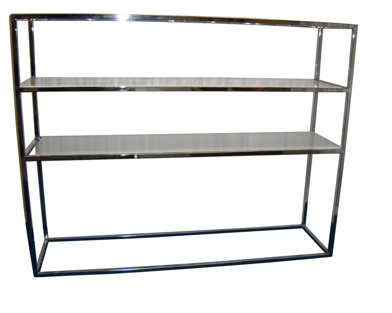 6' LUCITE BAR BACK WHITE