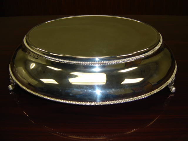 14" SILVER CAKE PLATEAU