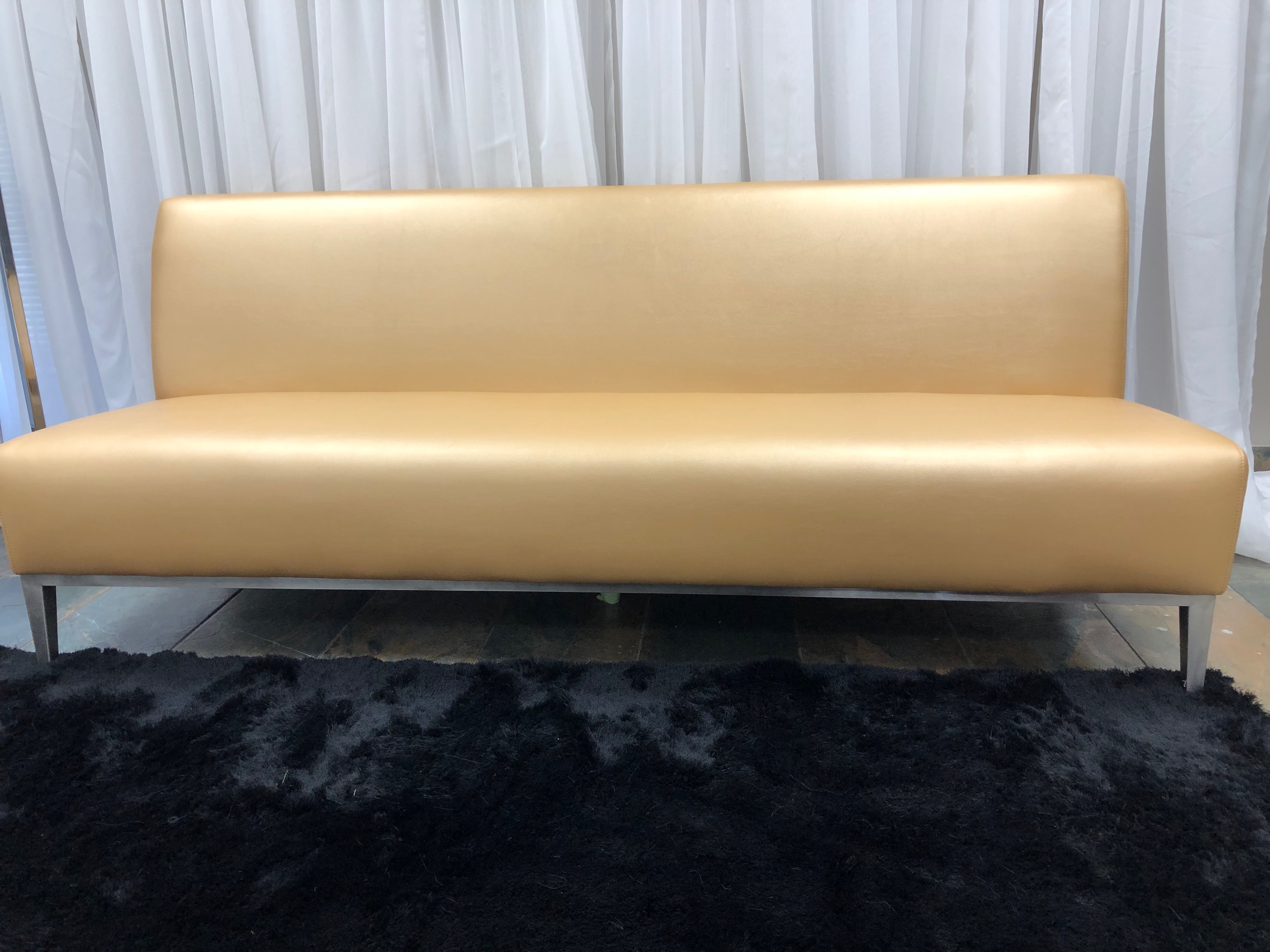 HANNAH GOLD 3 SEATER