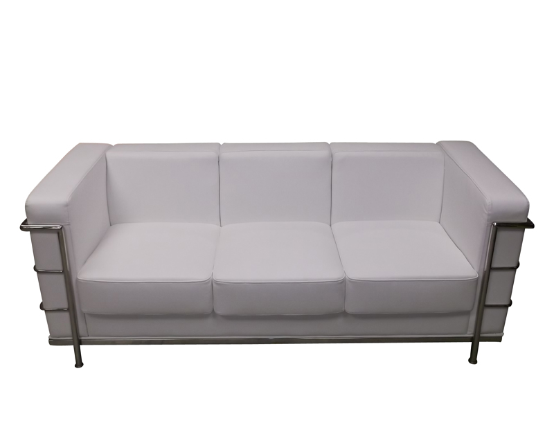 CORBUSIER WHITE 3 SEATER