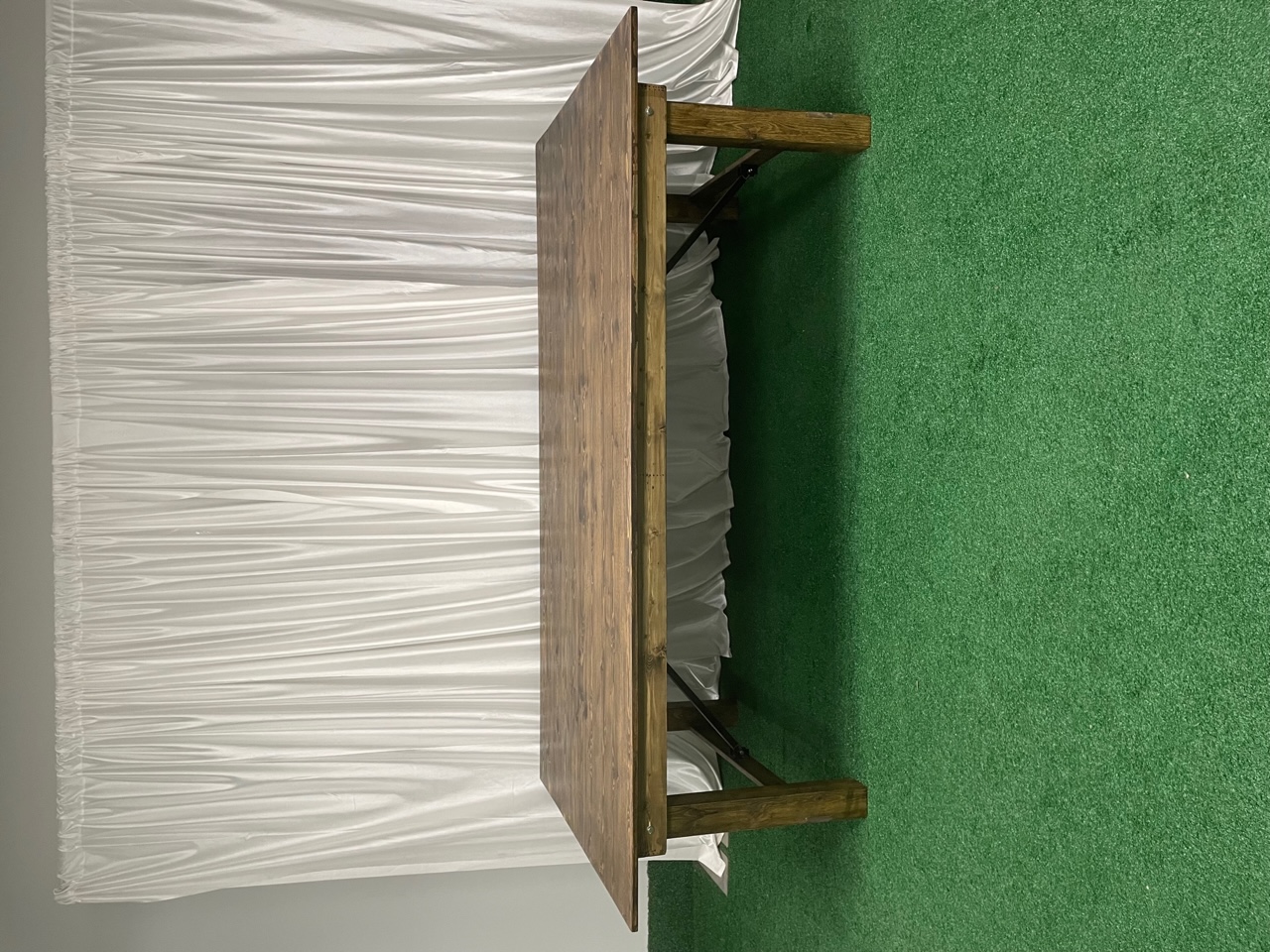 HARVEST FOLDING TABLE - 8' Long x 4' Wide- Must be used indoors or covered by a tent 