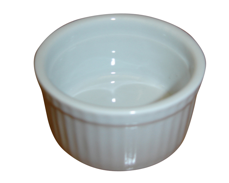 RAMEKIN 2.5 OZ WHITE BOWL