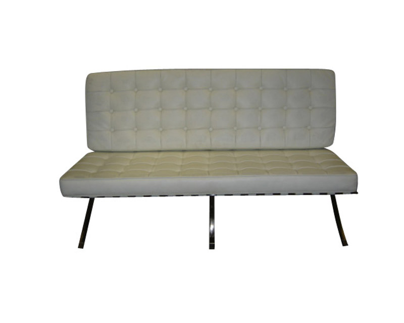 WHITE BARCELONA 2 SEATER