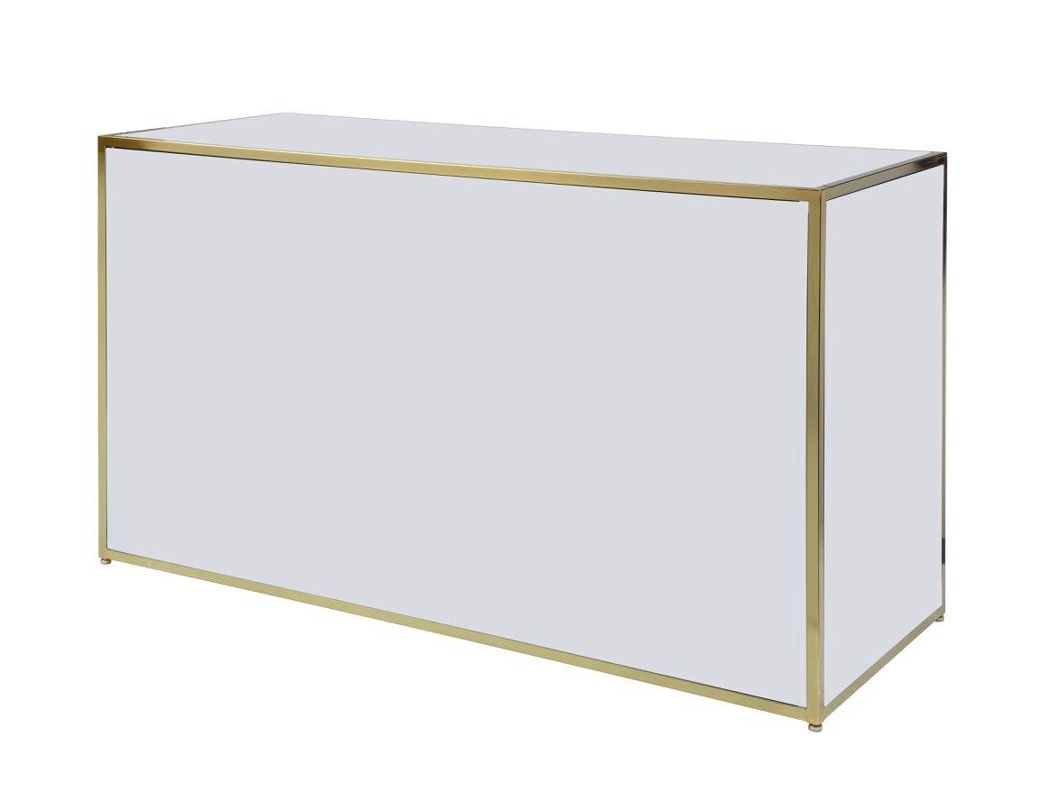 6' GOLD BAR WITH WHITE PLEXI